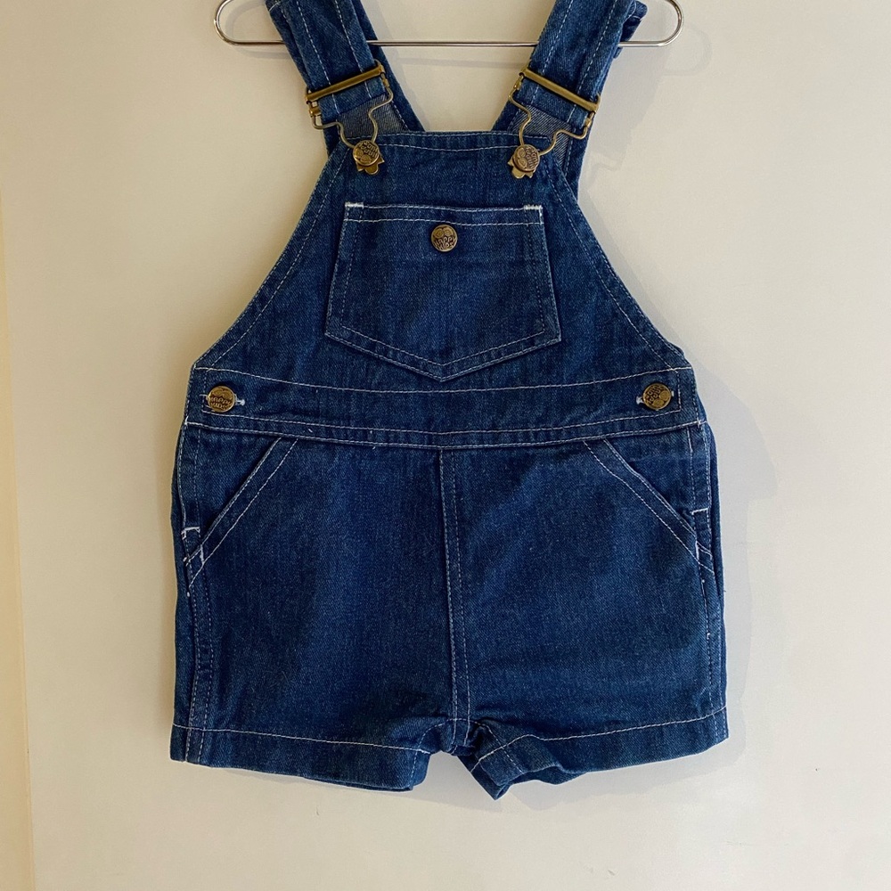 Happy Kids Blue Denim vintage shortalls